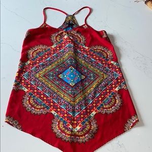 Colourful swimsuit cover up